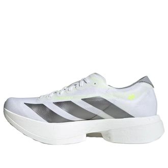 adidas Adizero Adios Pro 4 White Iron Metallic KJ7036