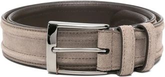 Canali Cintura in pelle scamosciata - Grigio