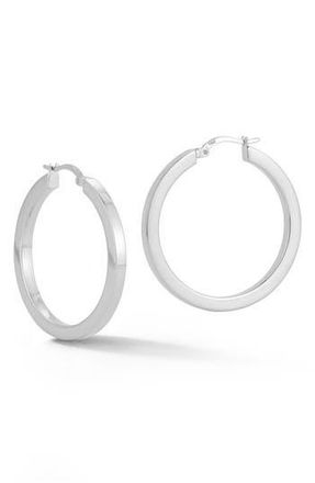 Glaze Jewelry Tube Hoop Earrings in Silver at Nordstrom Rack