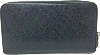 Louis Vuitton Pre-owned Long wallet (bi-fold) - unisex - Vintage Accessoires - Zwart - ONE Size - Leer - Vintage