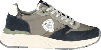 Blauer Grigio Polyurethane Men Mens Sneaker
