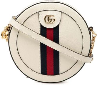 Gucci Pre-owned Gucci Mini Leather Ophidia Round Crossbody Ladies 550618 213317