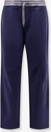Brunello Cucinelli Pantaloni in felpa di cotone con ricamo - BRUNELLO CUCINELLI - gender_Man