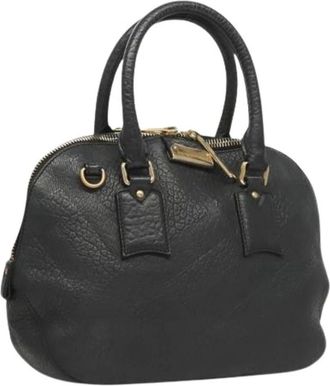 Burberry Pre-owned Handbags, female, Black, Size: ONE SIZE Pre-owned Vintage Handbag