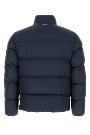 Woolrich Unisex Navy Blue Polyester Down Jacket Melblu Piumini