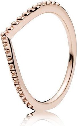 Pandora Beaded Wish Wishbone PANDORA Rose ring