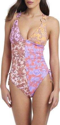 Red Carter At First Glance X-Back One-Piece