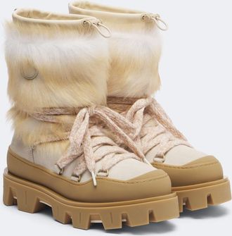 Moncler Botas de nieve Peak Apr&egrave;s de borrego con ante