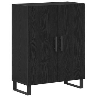 Berkfield Home Highboard Black Oak 69.5x34x180 cm Engineered Wood