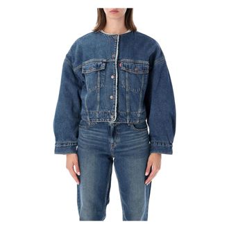 Levi's Dames, Jassen, Blauw, Maat: M Denim