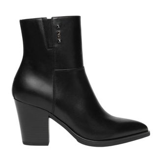 Nero Giardini Leren enkellaars - Dames - Schoenen - Zwart - Maat: 37 EU Leer