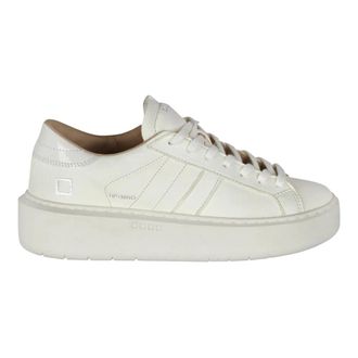 D.A.T.E. D.a.t.e., Schoenen, Dames, Wit, 38 EU, Leer, Sneakers