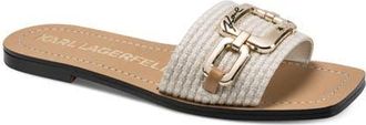 Karl Lagerfeld Marzella Slide Sandal in Cream at Nordstrom, Size 7.5