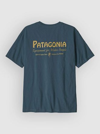 Patagonia Water People Banner Camiseta azul