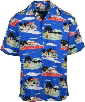 Dr&ocirc;le de Monsieur Cotton Shirt - Blue