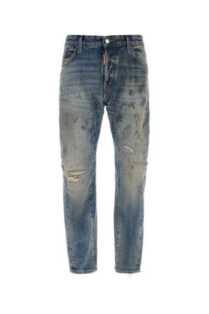 Dsquared2 Blue Mid Rise Jeans