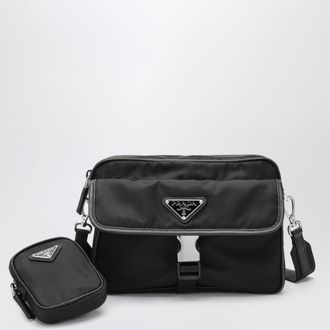 Prada Black Re-Nylon cross-body bag