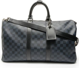 Louis Vuitton Damier Black Damier Canvas Boston Bag (Pre-Owned)