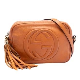 Gucci Pre-owned Cross Body Bags, female, Orange, Size: ONE SIZE Pre-owned Soho Disco Crossbody