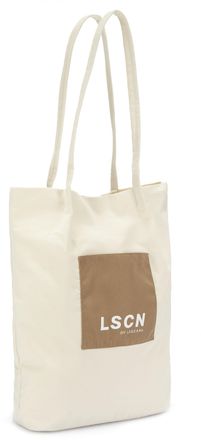 Lascana Shopper LSCN BY LASCANA, Damen, Gr. B/H/T: 30cm x 41cm x 12cm, beige (beige, taupe), Textil, unifarben, Taschen Shopper, Schultertasche, Strandtasche,