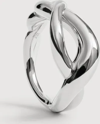 Monica Vinader Sterling Silver Ochre Ring