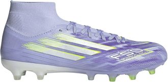 adidas Unisex Accessories F50 Sparkfusion Pro Firm Ground Football Boots in Purple/Lemon - Size UK 3.5