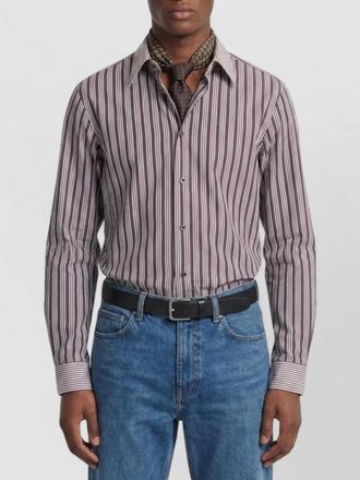 Saint Laurent striped cotton shirt