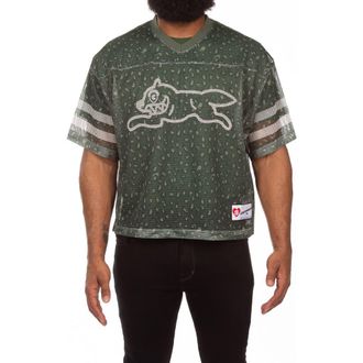 Icecream Eskimo Oversize Short Sleeve Mesh V-Neck Jersey in Sycamore at Nordstrom, Size Xx-Large