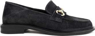 Sergio Moretti Blauwe Gesloten Loafers - Dames - Loafers - Blauw - 37 EU - Leer - Schoenen