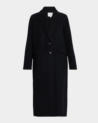 Vince Cashmere-Wool Single-Breasted Coat