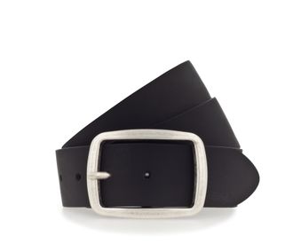 Mustang Lederg&uuml;rtel MUSTANG, Damen, Gr. 105, schwarz (790, schwarz), Rindsleder, unifarben, G&uuml;rtel Lederg&uuml;rtel, Pull-Up-Leder mit Vintagecharakter, 4 cm