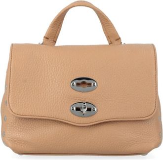 Zanellato Postina Daily Baby - Dames - Handtassen - Bruin - ONE Size - Leer - Tassen