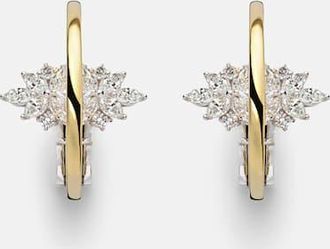Yeprem Golden Strada 18kt gold clip-on earring with diamonds