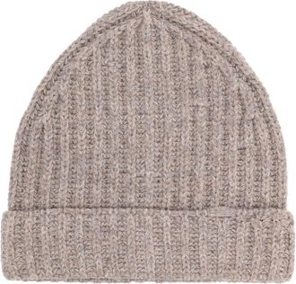 Maison Margiela Beige Knitted Beanie