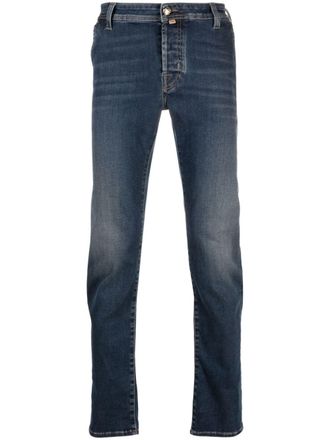 Jacob Cohen Lenny mid-rise slim-fit jeans - Blu