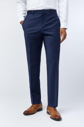 Ted Baker Mens Keats Flannel Slim Fit Trouser - Blue - Size 38 Regular