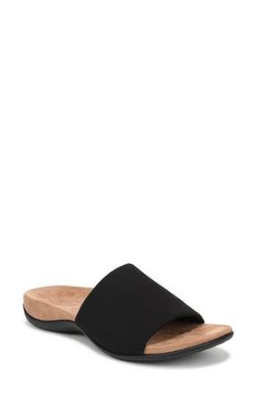 Vionic Renie Knit Slide Sandal in Black at Nordstrom Rack, Size 9.5