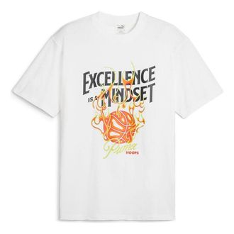 Puma Hoops Excellence Basketball T-shirt White 624754-01