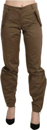 Ermanno Scervino Dames, Broeken, Bruin, Maat: XS Katoen