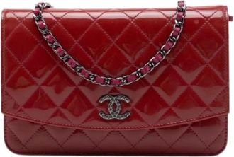 Chanel Pre-owned Brilliant Wallet on Chain - - Pre-owned - Donna - Rosso - ONE SIZE