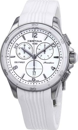 Certina DS First Lady Chronograph White Dial Ladies Watch C030.217.17.017.00