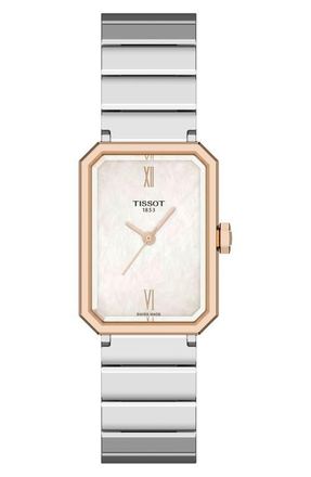 Tissot SRV Bracelet Watch in White Mother Of Pearl at Nordstrom
