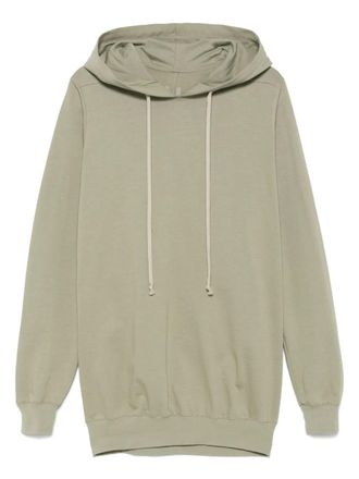 Rick Owens drawstring hoodie - men - Organic Cotton - L - Green