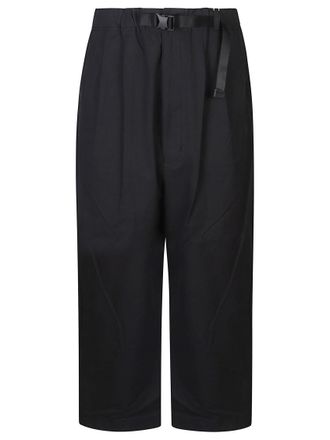 Comme Des Gar&ccedil;ons Black Pleated Trousers