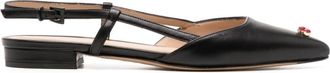Madison.Maison Julia slingback leather pumps - women - Calf Leather/Calf Leather/Calf Leather - 36 - Black