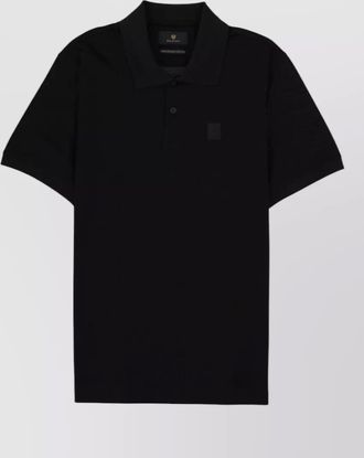 Belstaff polo shirt steel logo patch