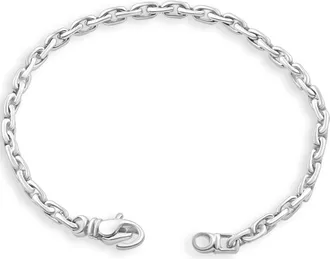 Pompeii3 Mens Rolo Link 14k Gold (15gram) or Platinum (25gram) Link Bracelet 8.5