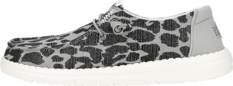 HeyDude Wendy Leopard, Women Shoes, Black/Grey, 3 UK
