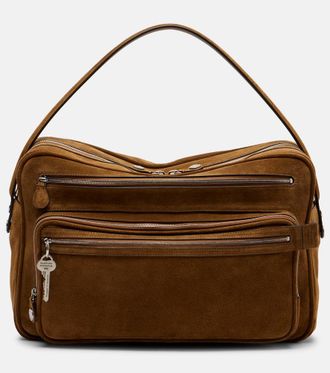 Acne Studios Camero Camera Large suede shoulder bag