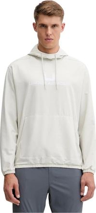 Under Armour Unstoppable Woven Hoodie - Heren - Sportshirts - Grijs - L - Polyester - Fitness